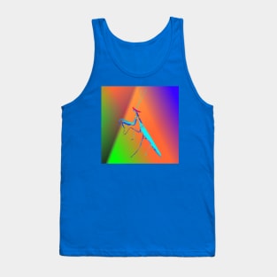 Blue Praying Mantis | Party Insect Tank Top